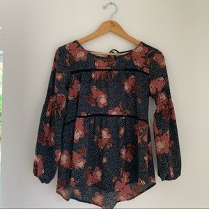 3/$10 floral blouse
